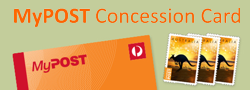 Australia Post Concession Card
